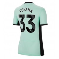 Chelsea Wesley Fofana #33 Tredjedrakt Dame 2023-24 Kortermet